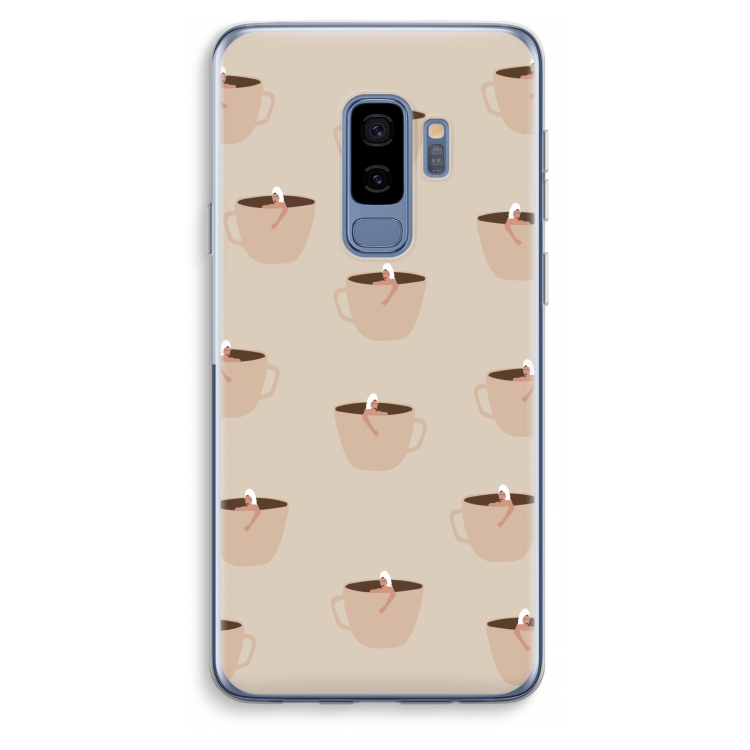 Morning coffee: Samsung Galaxy S9 Plus Transparant Hoesje