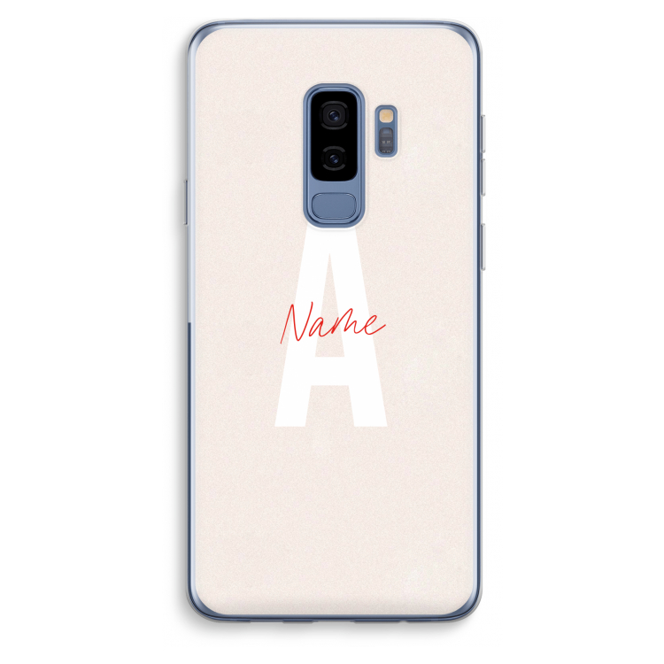 Strawberry Milkshake: Samsung Galaxy S9 Plus Transparant Hoesje