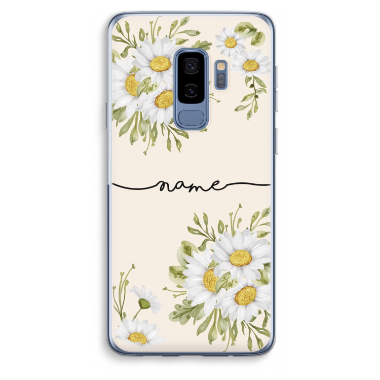 Daisies: Samsung Galaxy S9 Plus Transparant Hoesje