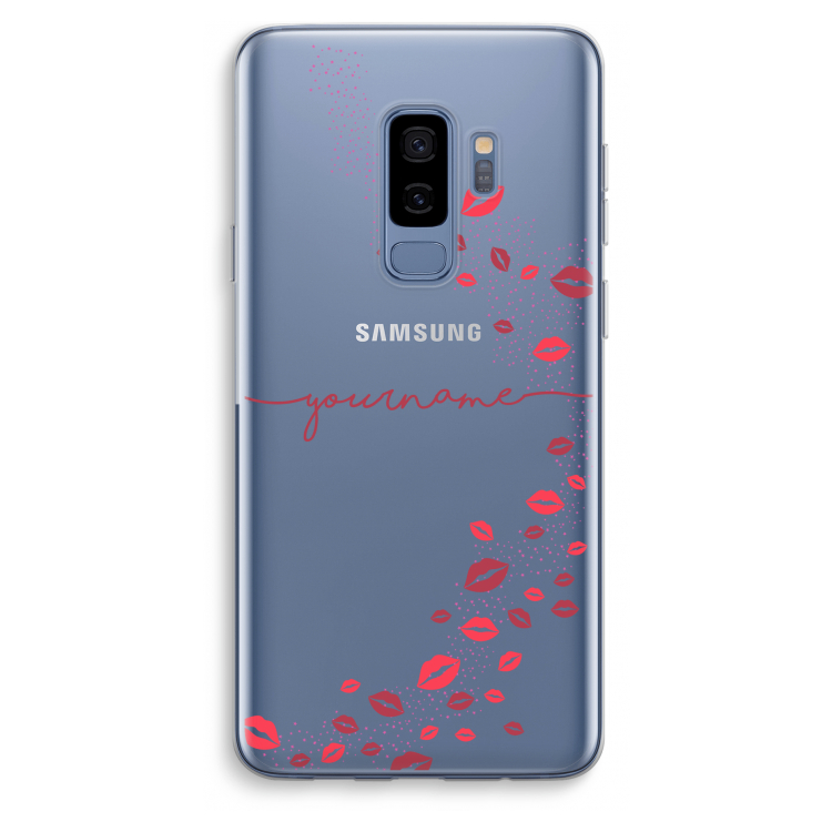 Kusjes: Samsung Galaxy S9 Plus Transparant Hoesje