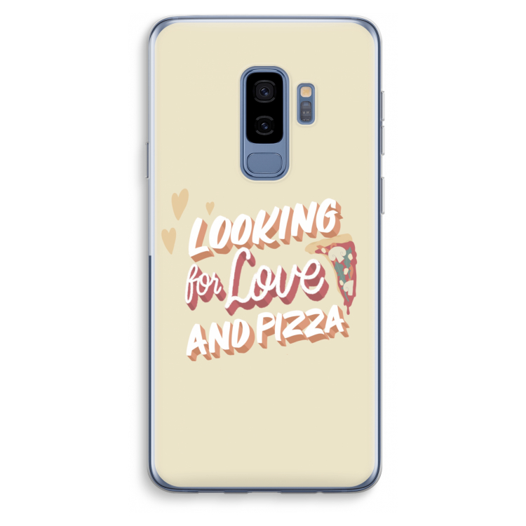 Pizza is the answer: Samsung Galaxy S9 Plus Transparant Hoesje