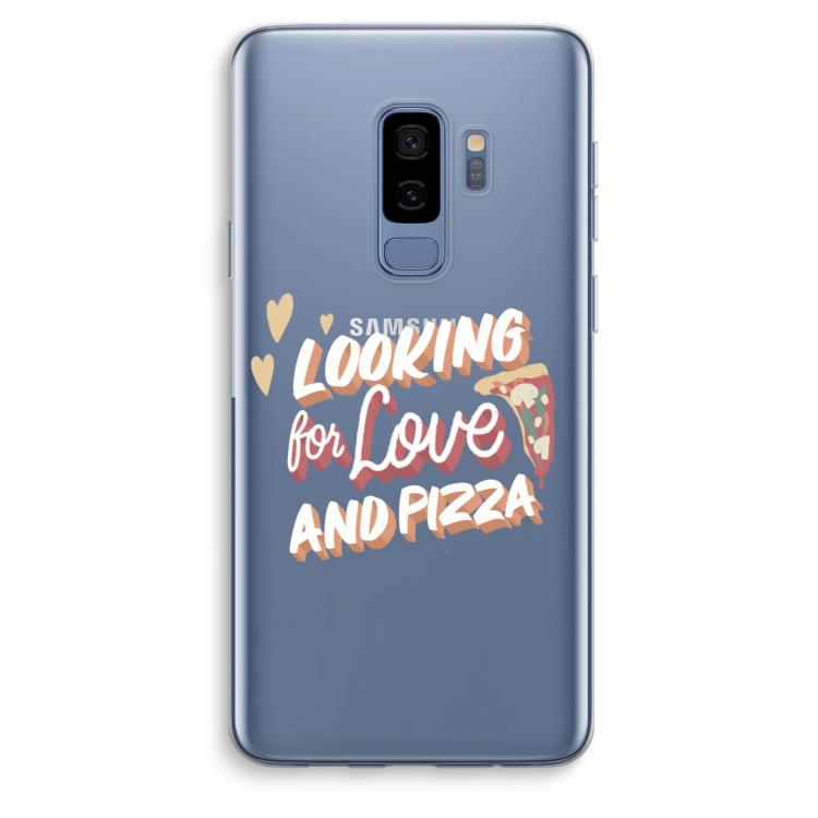 Pizza is the answer: Samsung Galaxy S9 Plus Transparant Hoesje
