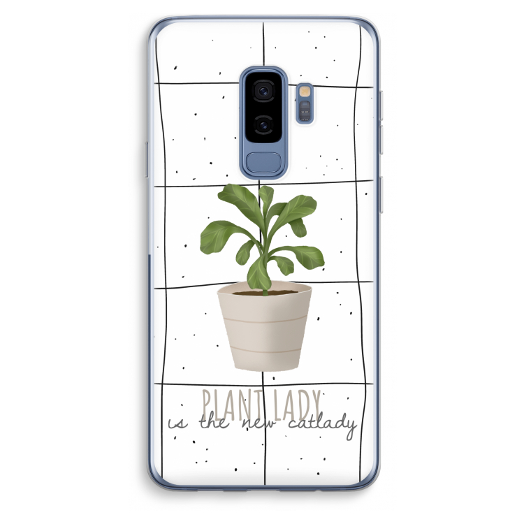 Kamerplant op vensterruit: Samsung Galaxy S9 Plus Transparant Hoesje