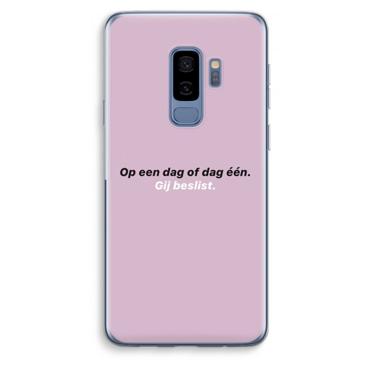 gij beslist: Samsung Galaxy S9 Plus Transparant Hoesje