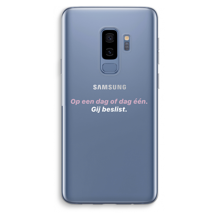 gij beslist: Samsung Galaxy S9 Plus Transparant Hoesje