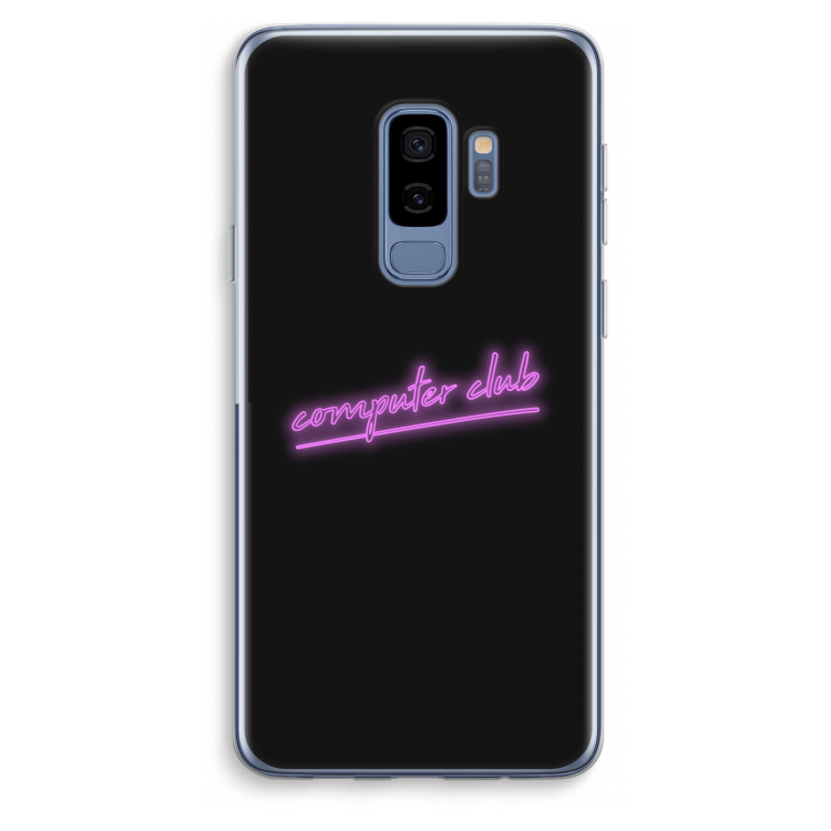 Vice Black: Samsung Galaxy S9 Plus Transparant Hoesje