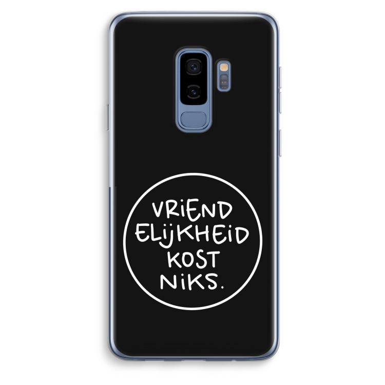 Vriendelijkheid: Samsung Galaxy S9 Plus Transparant Hoesje