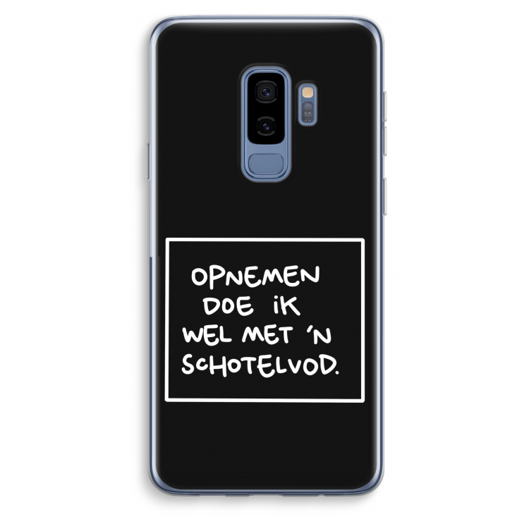 Schotelvod: Samsung Galaxy S9 Plus Transparant Hoesje
