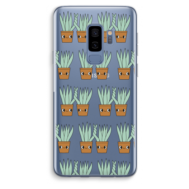 Sansevieria: Samsung Galaxy S9 Plus Transparant Hoesje
