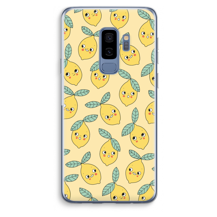 Citroenen: Samsung Galaxy S9 Plus Transparant Hoesje