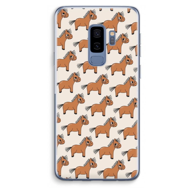 Pony: Samsung Galaxy S9 Plus Transparant Hoesje