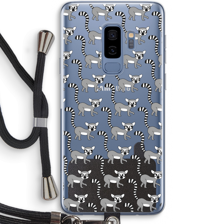 Makis: Samsung Galaxy S9 Plus Transparant Hoesje met koord