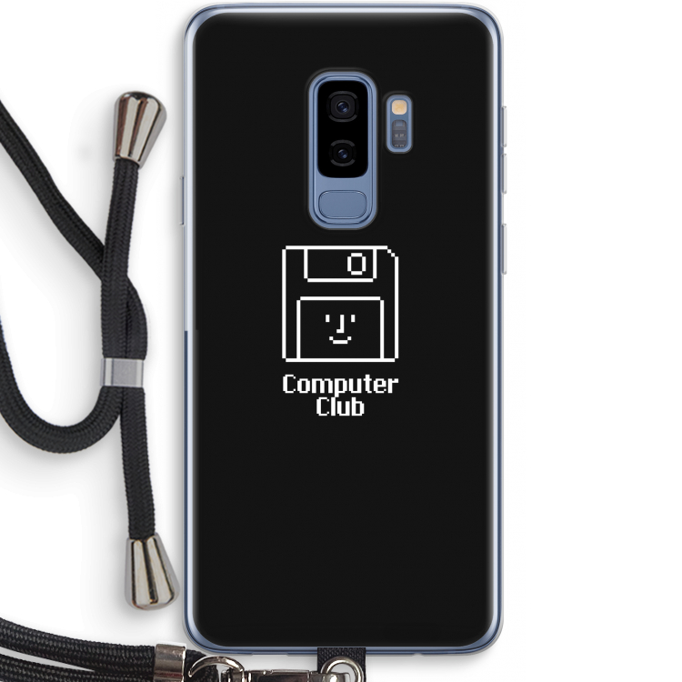 Hello: Samsung Galaxy S9 Plus Transparant Hoesje met koord