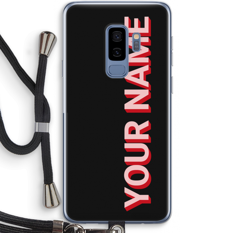 Namecase: Samsung Galaxy S9 Plus Transparant Hoesje met koord