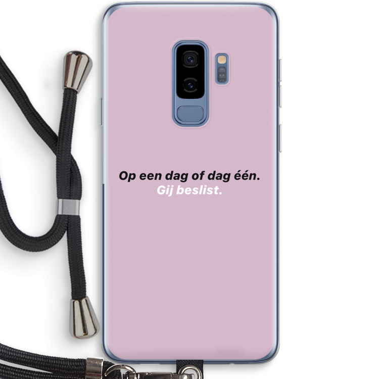gij beslist: Samsung Galaxy S9 Plus Transparant Hoesje met koord
