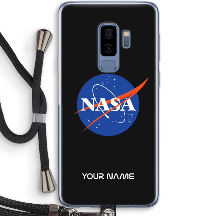 NASA: Samsung Galaxy S9 Plus Transparant Hoesje met koord