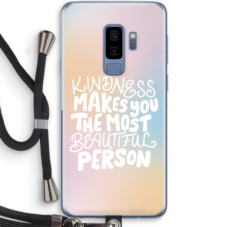 The prettiest: Samsung Galaxy S9 Plus Transparant Hoesje met koord