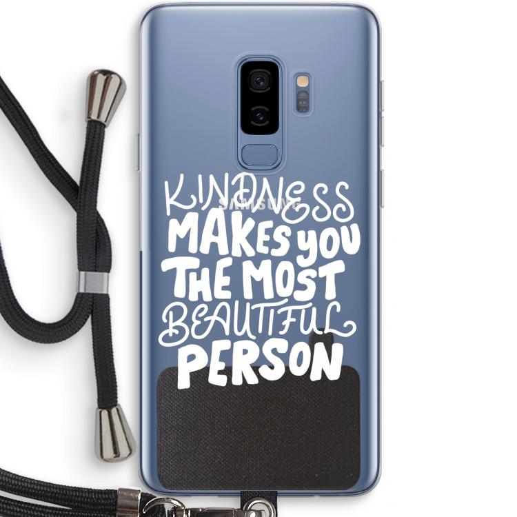 The prettiest: Samsung Galaxy S9 Plus Transparant Hoesje met koord