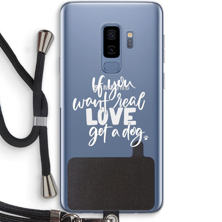 Partner in crime: Samsung Galaxy S9 Plus Transparant Hoesje met koord