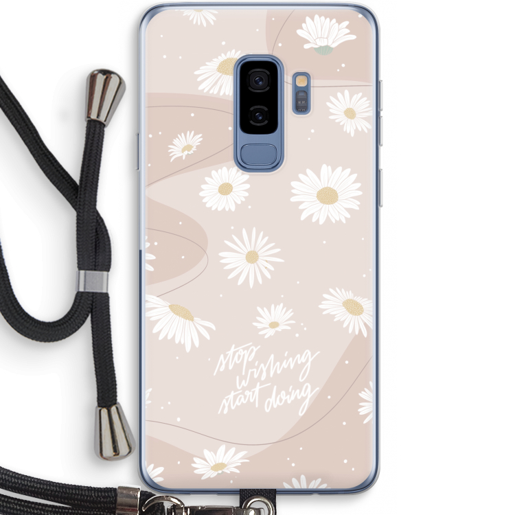 Daydreaming becomes reality: Samsung Galaxy S9 Plus Transparant Hoesje met koord