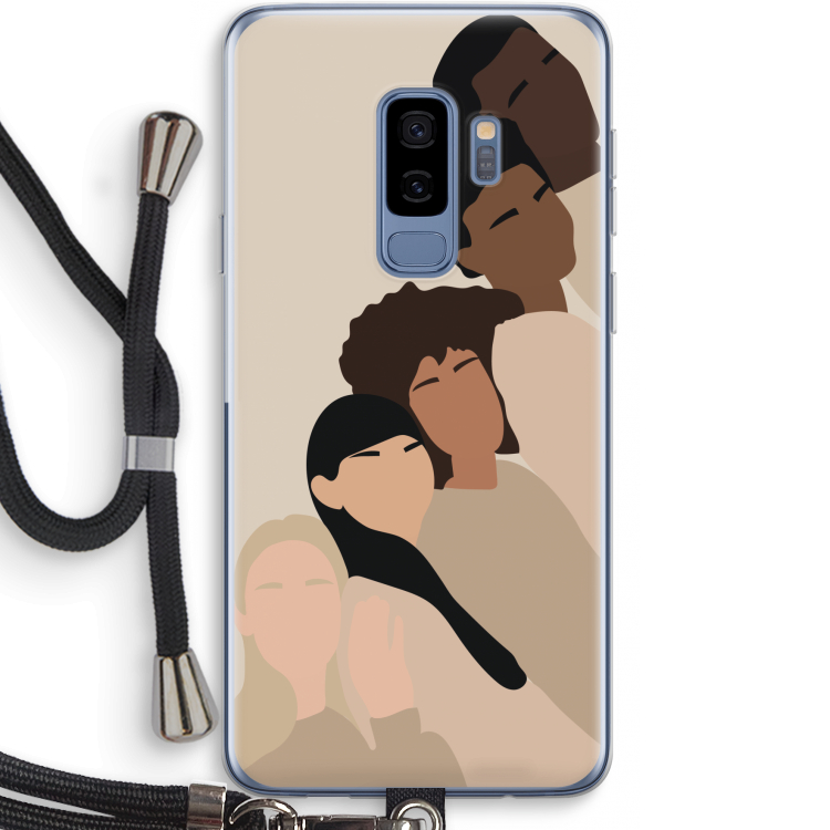 Sweet creatures: Samsung Galaxy S9 Plus Transparant Hoesje met koord