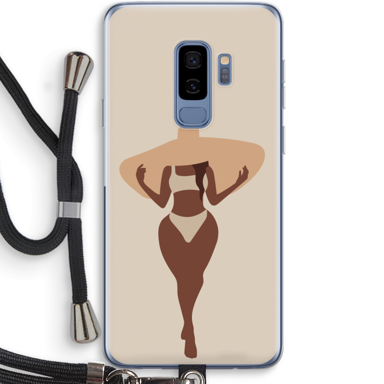 Let's get salty: Samsung Galaxy S9 Plus Transparant Hoesje met koord