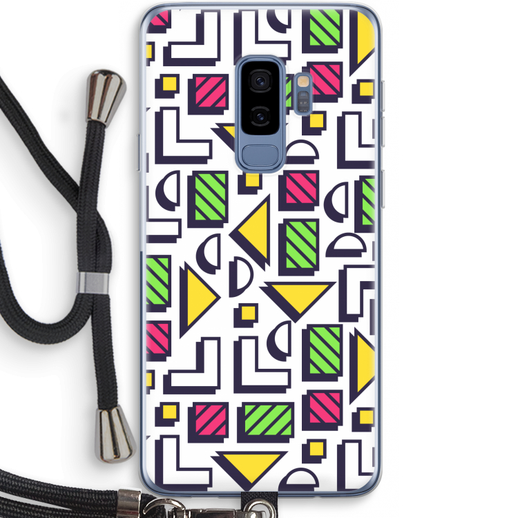 8-bit N°4: Samsung Galaxy S9 Plus Transparant Hoesje met koord
