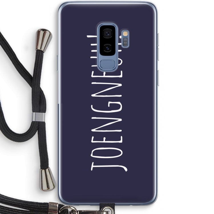 Joengneuh!: Samsung Galaxy S9 Plus Transparant Hoesje met koord