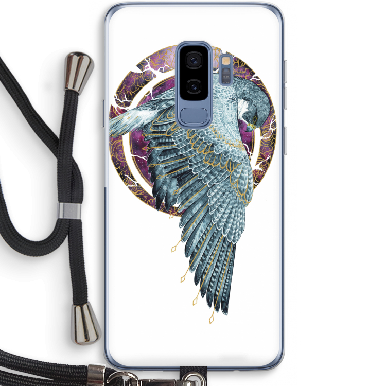 Golden Falcon: Samsung Galaxy S9 Plus Transparant Hoesje met koord