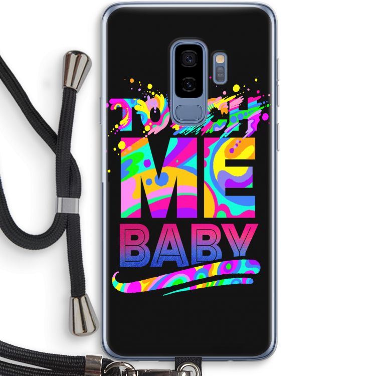 Touch Me: Samsung Galaxy S9 Plus Transparant Hoesje met koord
