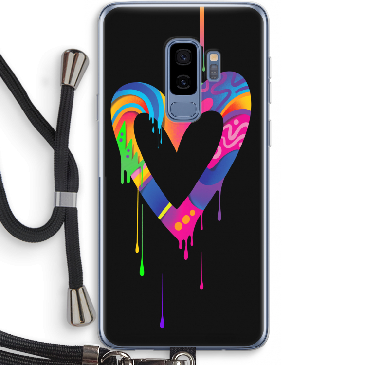 Melts My Heart: Samsung Galaxy S9 Plus Transparant Hoesje met koord