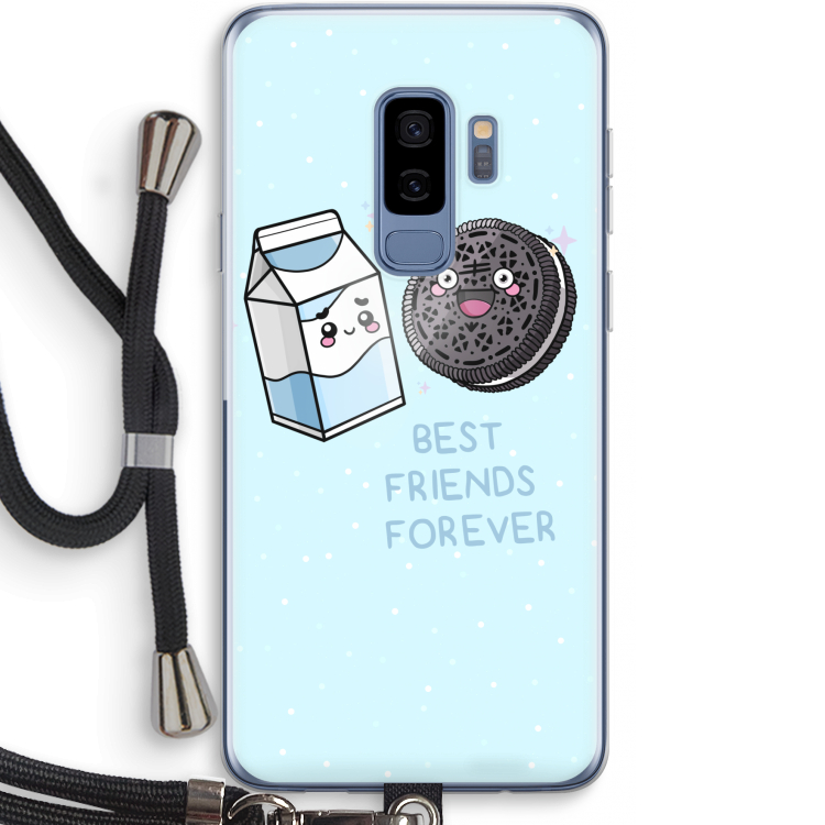 Best Friend Forever: Samsung Galaxy S9 Plus Transparant Hoesje met koord
