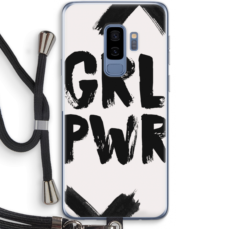 Girl Power #2: Samsung Galaxy S9 Plus Transparant Hoesje met koord