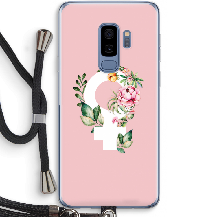 Venus: Samsung Galaxy S9 Plus Transparant Hoesje met koord