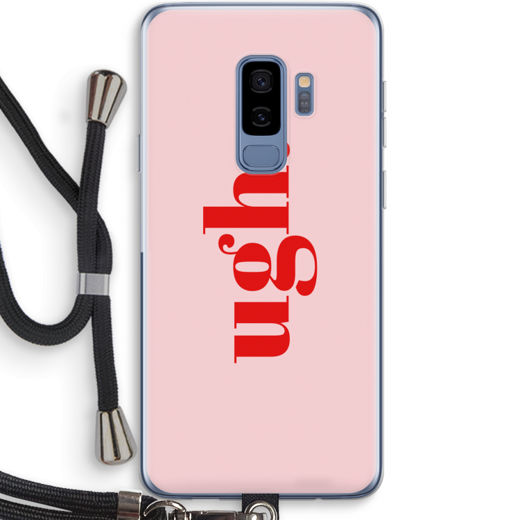 Ugh: Samsung Galaxy S9 Plus Transparant Hoesje met koord