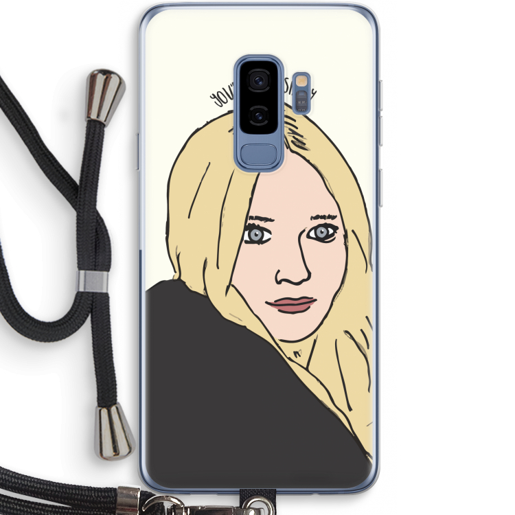 Ashley: Samsung Galaxy S9 Plus Transparant Hoesje met koord