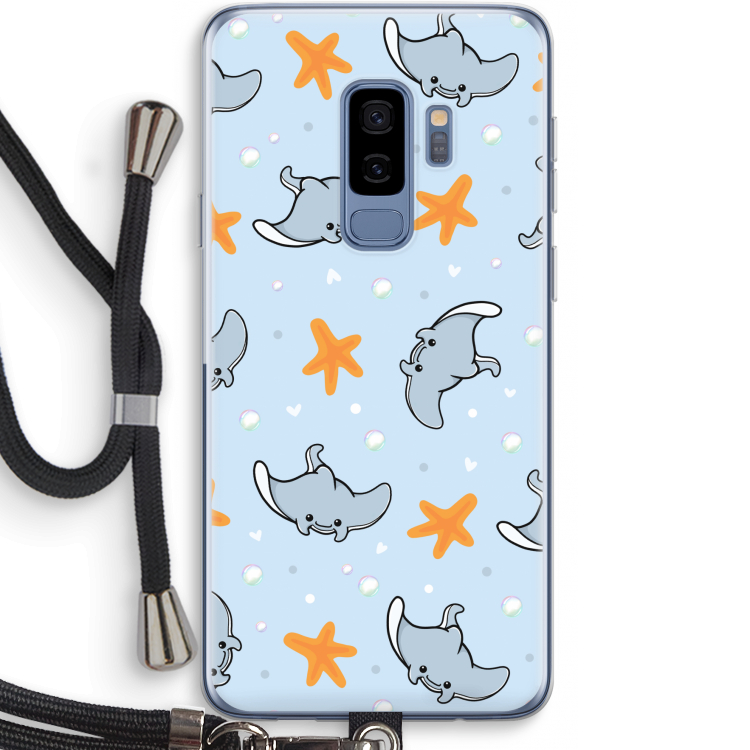 Manta: Samsung Galaxy S9 Plus Transparant Hoesje met koord