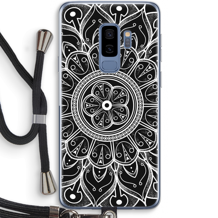 Roses Are Red: Samsung Galaxy S9 Plus Transparant Hoesje met koord