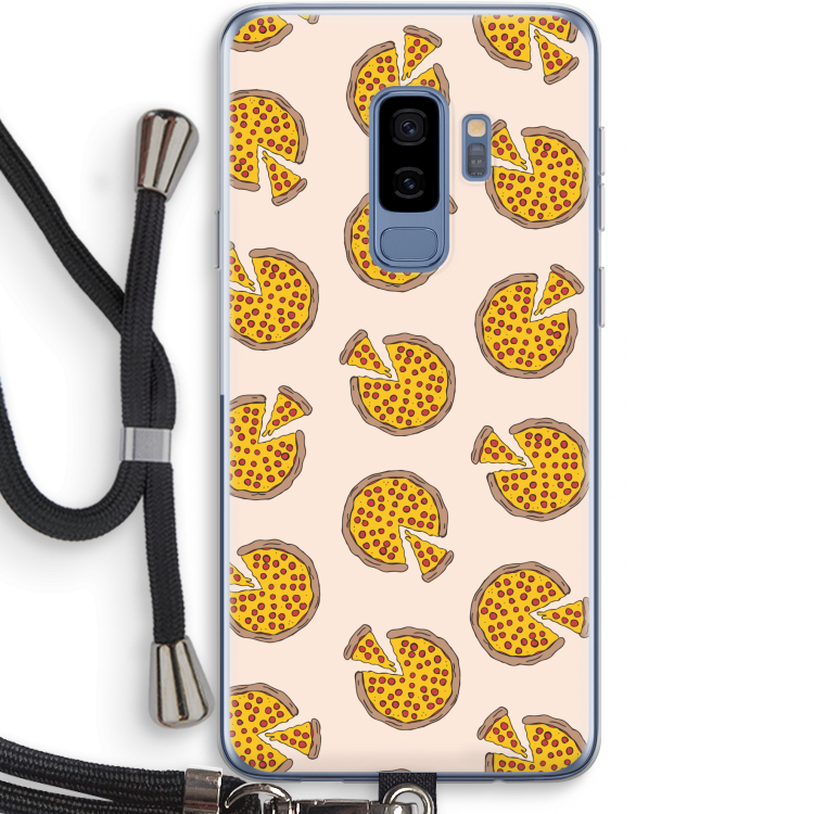 You Had Me At Pizza: Samsung Galaxy S9 Plus Transparant Hoesje met koord