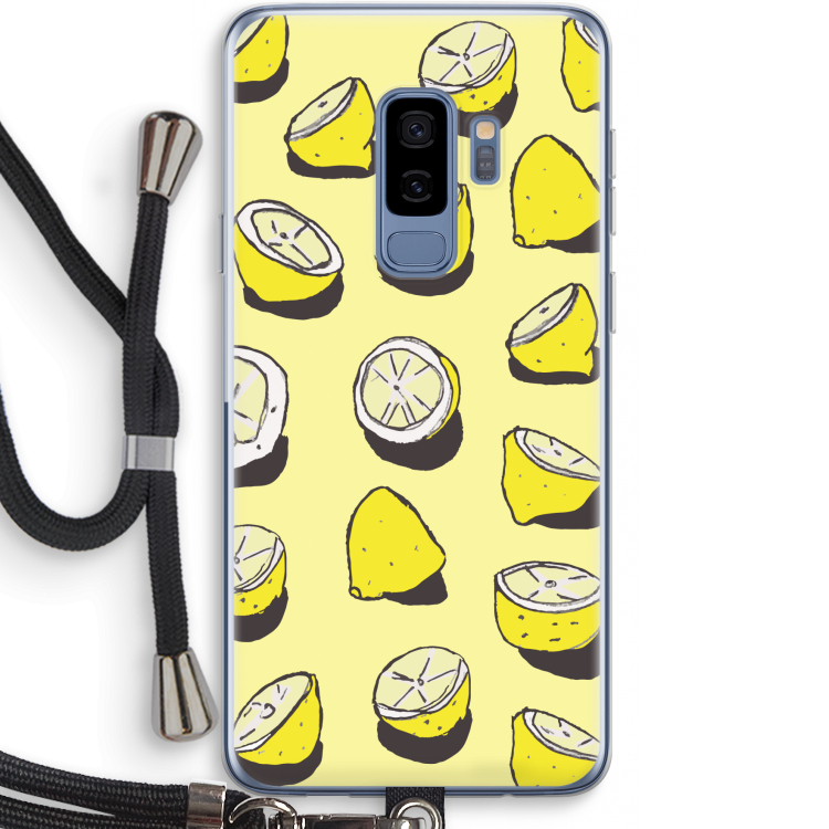 When Life Gives You Lemons...: Samsung Galaxy S9 Plus Transparant Hoesje met koord