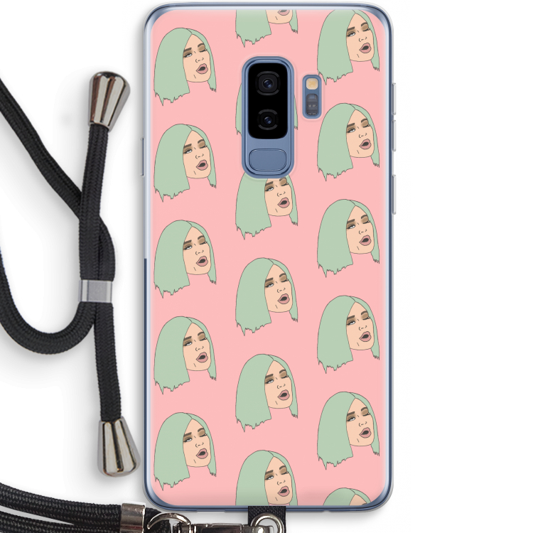 King Kylie: Samsung Galaxy S9 Plus Transparant Hoesje met koord