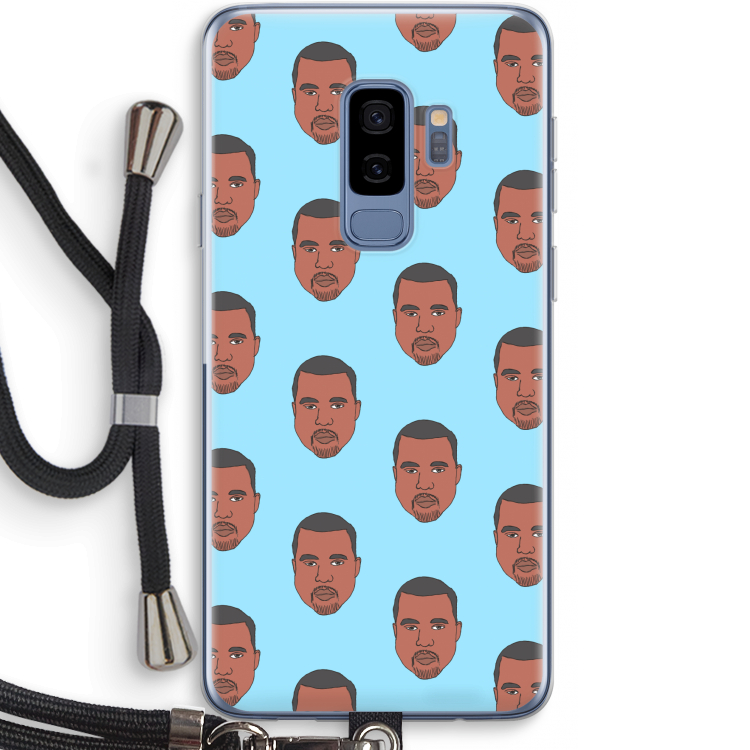 Kanye Call Me?: Samsung Galaxy S9 Plus Transparant Hoesje met koord
