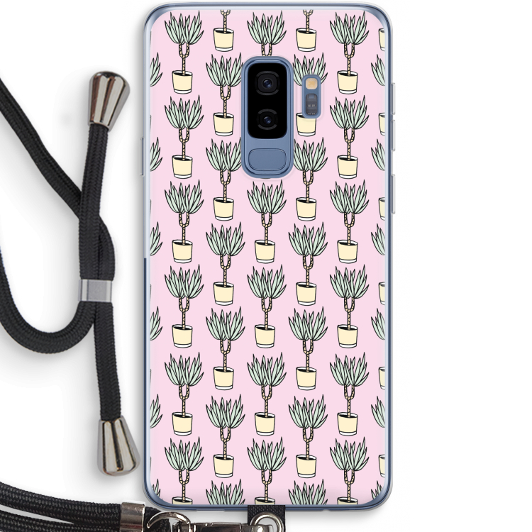 Boompje: Samsung Galaxy S9 Plus Transparant Hoesje met koord