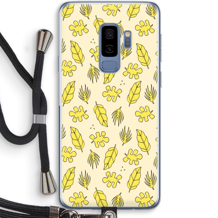 Herfst: Samsung Galaxy S9 Plus Transparant Hoesje met koord