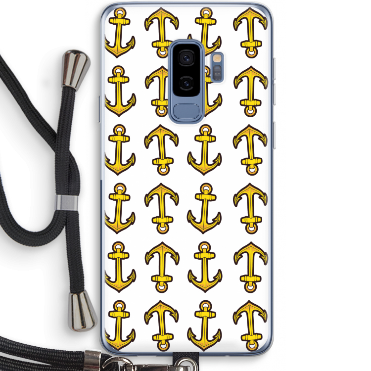 Musketon Anchor: Samsung Galaxy S9 Plus Transparant Hoesje met koord