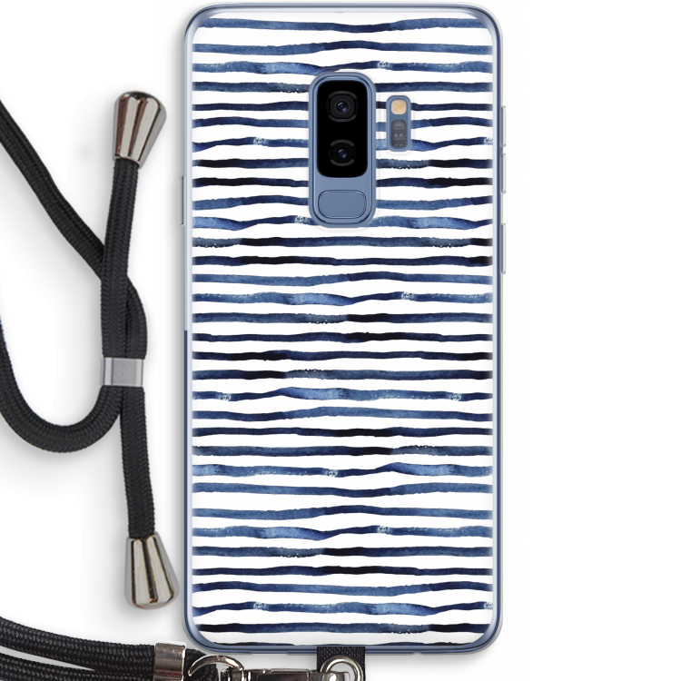 Verrassende lijnen: Samsung Galaxy S9 Plus Transparant Hoesje met koord