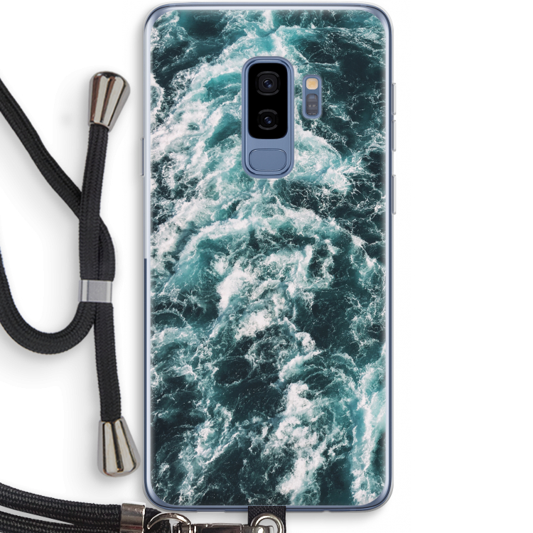 Zee golf: Samsung Galaxy S9 Plus Transparant Hoesje met koord