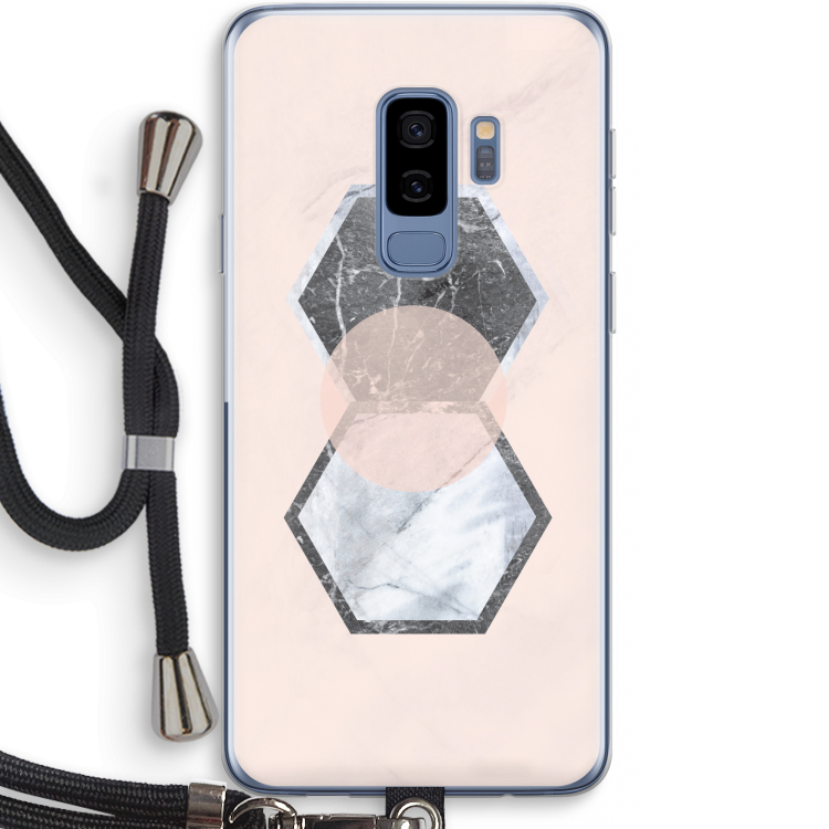 Creatieve toets: Samsung Galaxy S9 Plus Transparant Hoesje met koord
