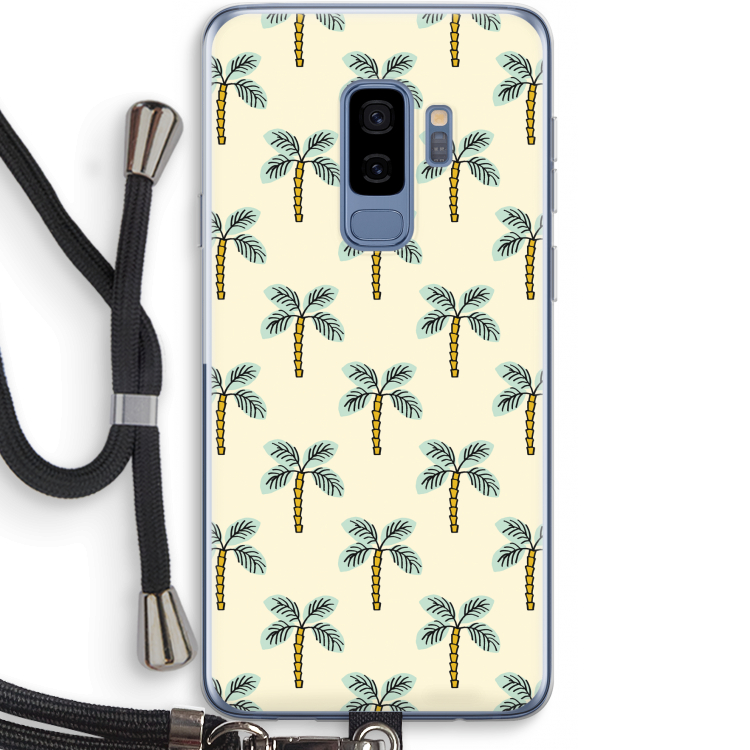Paradise: Samsung Galaxy S9 Plus Transparant Hoesje met koord