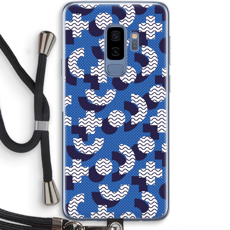 8-bit N°5: Samsung Galaxy S9 Plus Transparant Hoesje met koord